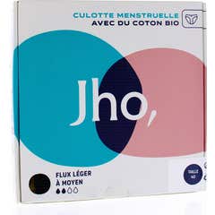 Jho Culotte Menstruelle En Coton Bio Flux Léger À Moyen T40 1ut