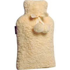 Calindoo Soft Yellow Hot Water Bottle Cover 2 L