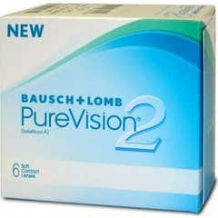 Bausch & Lomb PureVision® 2 6uds dioptrías  -00.50 radio 8.6
