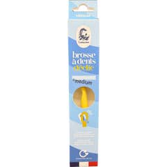 Lamazuna Medium Yellow Pastel Toothbrush 1 pc