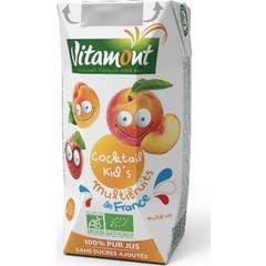 Vitamont Zumo Multifrutas Bio Sin Azucar 6x200ml