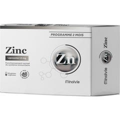 Minolvie Zinc Liposoma 15mg 60 Perlas