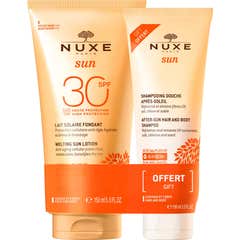Nuxe Sunscreen Milk SPF30 + Shower Shampoo Set
