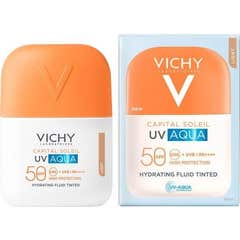 Vichy Capital Soleil Uv Aqua Fluido Color Chiaro Spf50 50ml