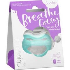 Curaprox Baby Breathe Easy Chupeta Silicone Turquesa 0-M 1 Unidade