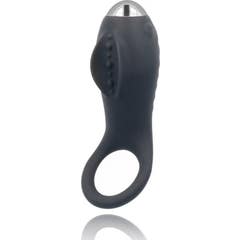 Brilly Glam Alan Stimulator Ring Stimulator Luxe Black 1pc