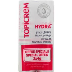 Topicrem Pack Dúo Hydra+ Bálsamo Labial 2x4g