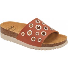 Scholl Magaluf Chancla Mujer Cognac Talla 39 1 Par