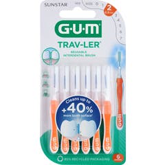 GUM Trav-Ler Cepillo Interdental 0.9mm 6uds