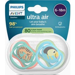 Philips Avent Ultra Air Deco 6-18M Tucán Leopard 2uds