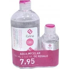 Farline Agua Micelar Pack de Envase de 500 ml + 100 ml