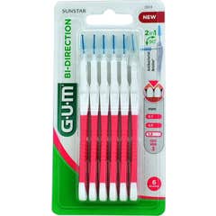 GUM™ cepillo interdental Bi-Direction 2614 6 Stück