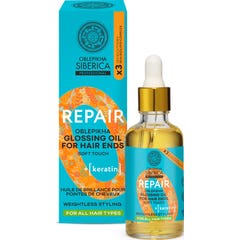 Natura Siberica Olio Riparatore Lucentezza per Punte dei Capelli 50 ml