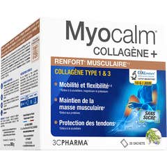 3C Pharma Myocalm Colágeno+ Fortalecimiento Muscular 30 Sobres