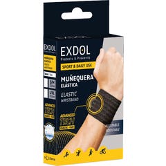 Exdol Breathable Elastic Wristband black T-L/XL 1ud