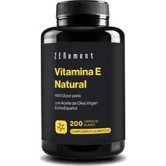 Zenement Vitamina E Natural 400 Ui D-Alfa-Tocoferol 200 Perlas