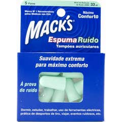 Mack's Tapones Espuma Ruido 10 uds