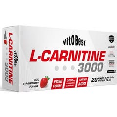 Vitobest L-Carnitine 3000 Fresa Acida 10ml x 20 Viales