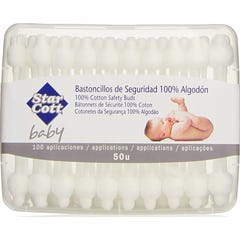 Star Cott Bastoncillos De Seguridad 100% Algodón 50 Uds STAR COTT,