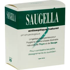 Saugella Lingettes Intimes Antiseptique Naturel 10 Uts