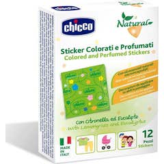 Chicco Natural Parches Perfumados Antimosquitos 12uds