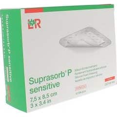 Suprasorb P Sensitive Border Medicazione 7.5x8.5cm 10 Unità