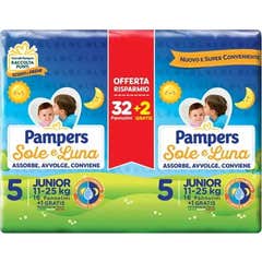 Pampers Sole &amp; Luna Junior 36 + 2P