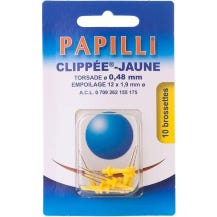 Papilli-Clippee Braun Gelb1.9Mm 10