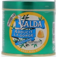 Valda sukkerfri piller Honey Flavour Citron Box af 160 gram