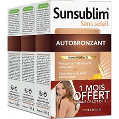 Nutreov Sunsublim Self Tanning Ultra 3x28caps
