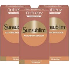 Nutreov Sunsublim Autobronceador Ultra 3uds de28caps