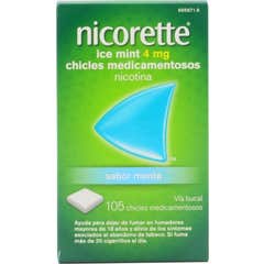 Nicorette Ice Mint 4mg 105uds