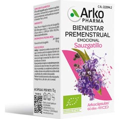 Arkogelules Gattilier Comfort Prmenstrual en Mnopause Doos van 60 glazen