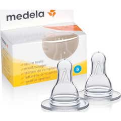 Medela tetinas flujo lento talla S 2uds