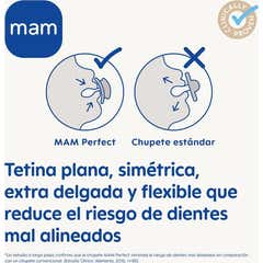 Mam Perfect Chupete Silicona 0m+ Verde MAM,