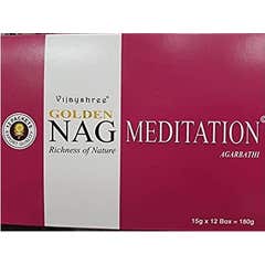Nag Champa Røgelse Golden Red 12x15g