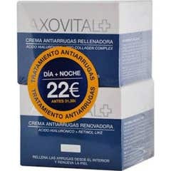 Axovital Anti-Falten-Kurpackung Anti-Falten Tagescreme + Nachtcreme
