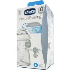 Chicco BIB NAT-FEEL VTR 0M+ 250ML