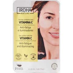 Iroha Nature Parches Anti-fatiga Iluminadores Vitamina C 2 uds