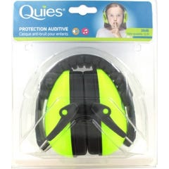 Quies Casque Anti bruit pour Enfants Vert