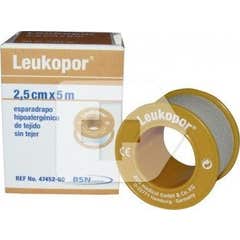 Leukopor® esparadrapo hipoalergénico papel blanco 5MX2,5CM 1UD