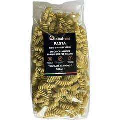 Global Food Pfusilli Riso e Piselli Verdi Senza Glutine 500g