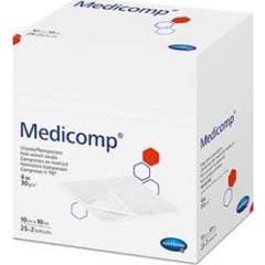 Medicomp Compress Non Sterile Box 7,5x7,5mm 2x25uts