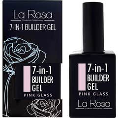 La Rosa Builder Gel 7 In 1 Pink Glass 15 ml