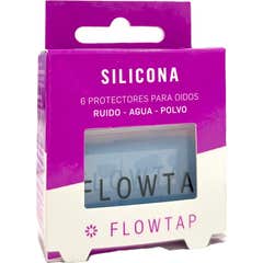 Flowtap Protector Oidos Silicona 6 uds