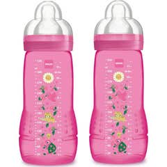 Mam Biberón Easy Active Niña Flujo 2x330ml