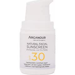 Arganour zonnebrandcrème voor het gezicht, natuurlijk en organisch, Spf30 50ml