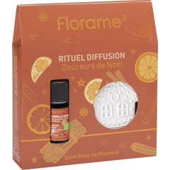 Florame Pack Kaneel Sinaasappel Bio 10 ml + Geurdecoratie