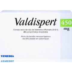 Valdispert 450mg Valeriana Raíz 20comp