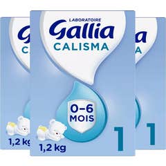 Gallia Calisma Pack Leche en Polvo 1 0-6M 3x1.2 kg